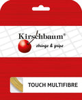 Kirschbaum Set Touch Multifibre Tennis String, 1.25mm/17-Gauge, Natural