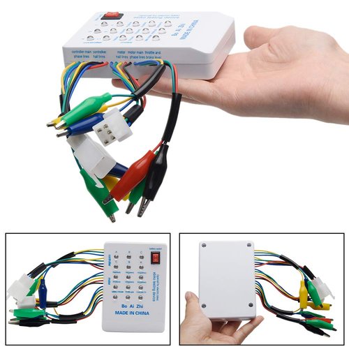 Denpetec Brushless Motor Tester, 24V-72V Electric Car Scooter Controller Tester, English Manual