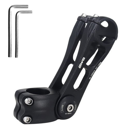 BNVB 31.8mm MTB Bike Stem. Adjustable ±70 Degree - 90/110/145mm Aluminum Alloy Mountain Bike Stem Riser Short Handlebar Stem for Most MTB, Road, BMX, Bicycle.(145mm)