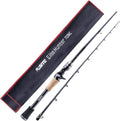PLUSINNO Elite Hunter Fishing Rod - 7FT IM6 Graphite Spinning & Casting Rod with Stainless Steel Guides | Golden Finish