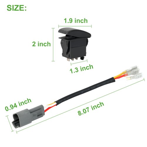 10L0L Golf Cart Forward Reverse Switch for Yamaha G22, G29, Drive Golf Carts # JU2-H2917-00-00