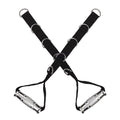 J Bryant Fitness Metal Gym Handles Multi D-Ring Handle Heavy Duty Aluminum Alloy Handle Grips Durable Workout Handles for Pulley LAT Pull Down System