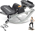 Lateral Rocking Fitness Stepper - Low-Impact Home Workout Machine for Knees & Joints | Compact Design