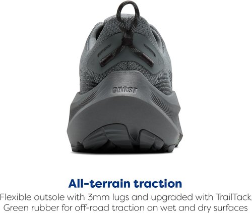 Brooks Men's Ghost Trail Running Shoes - Versatile Off-Road Footwear for Rugged Terrain