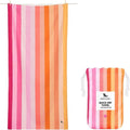 Dock & Bay Quick Drying Towel - Compact & Lightweight Sports Towel - 100% Recycled - Extra Large Miami Sorbet (200x90cm)