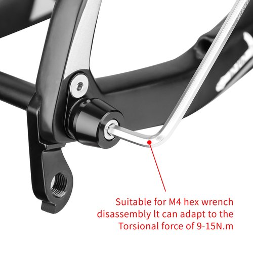MUQZI Bike Trainer Thru Axle - Bicycle 12mm Rear Wheel Thru Skewer for Indoor, 160mm to 172mm - M12 x P1.75 Thread Pitch