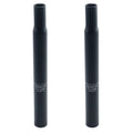 Risbay Bike Seatpost Bicycle Seat Tube Aluminum Alloy Bicycle Mountain Bike Seat Post 250mm/9.84" Length for Mountain Bike and Road Bike, 2PCS(Black)