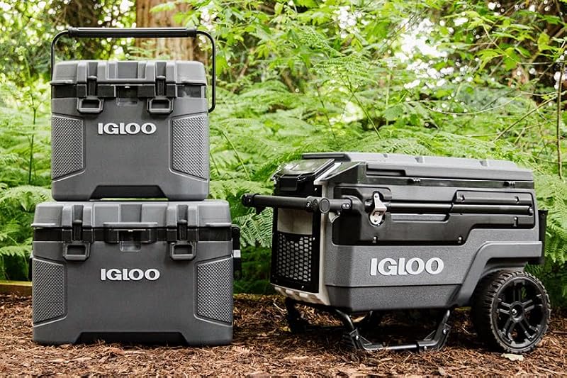 Igloo Trailmate Cooler 25Qt Carbonite Insulated Hard Shell Ice Chest