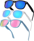 Skiennix Kids Polarized Sunglasses - Retro UV Protection Shades for Boys & Girls