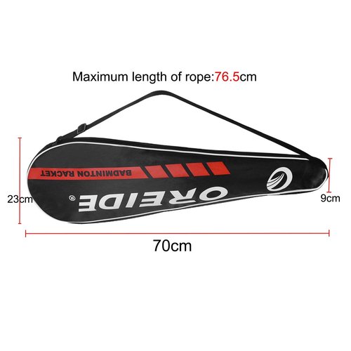 2 Racket Tennis Cover Bag Portable Badminton Racquet Carrying Bag Racquetball Pack Bag Sport Tennis Racket Cover Case Gym Equipment Single Shoulder Bag for Tennis Badminton
