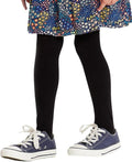 COTTON DAY Kids Girls School Dress - Stylish Cotton Tights in Black, White, Navy & Burgundy