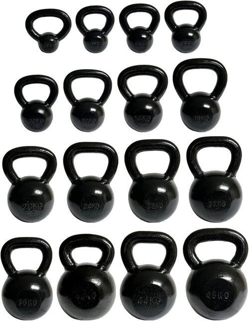 Fitness First Cast Iron Kettlebell - Durable Weight Training Equipment for Strength & Endurance
