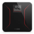 FITINDEX Digital Bathroom Scale - Highly Accurate Weighing with Large LCD Display | Slim Tempered Glass, 400 lbs Capacity