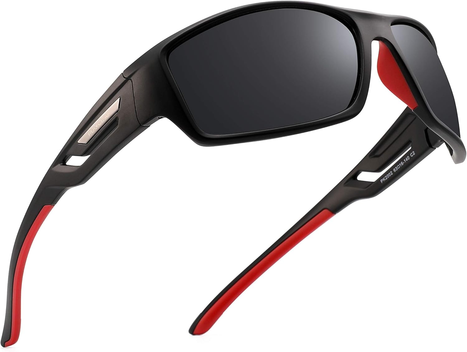 PUKCLAR Polarized Sports Sunglasses - Unbreakable Frame for Men & Women | Ideal for Driving, Cycling & Fishing
