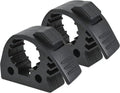 MusixiA Shovel Holder - Quick Release Rubber Clamp Grip Mount Kit for Roof Racks | Fits 1"-1.5" Diameter, Universal for Off-Road Vehicles, UTVs, ATVs, Vans, Trucks (2 Pcs)