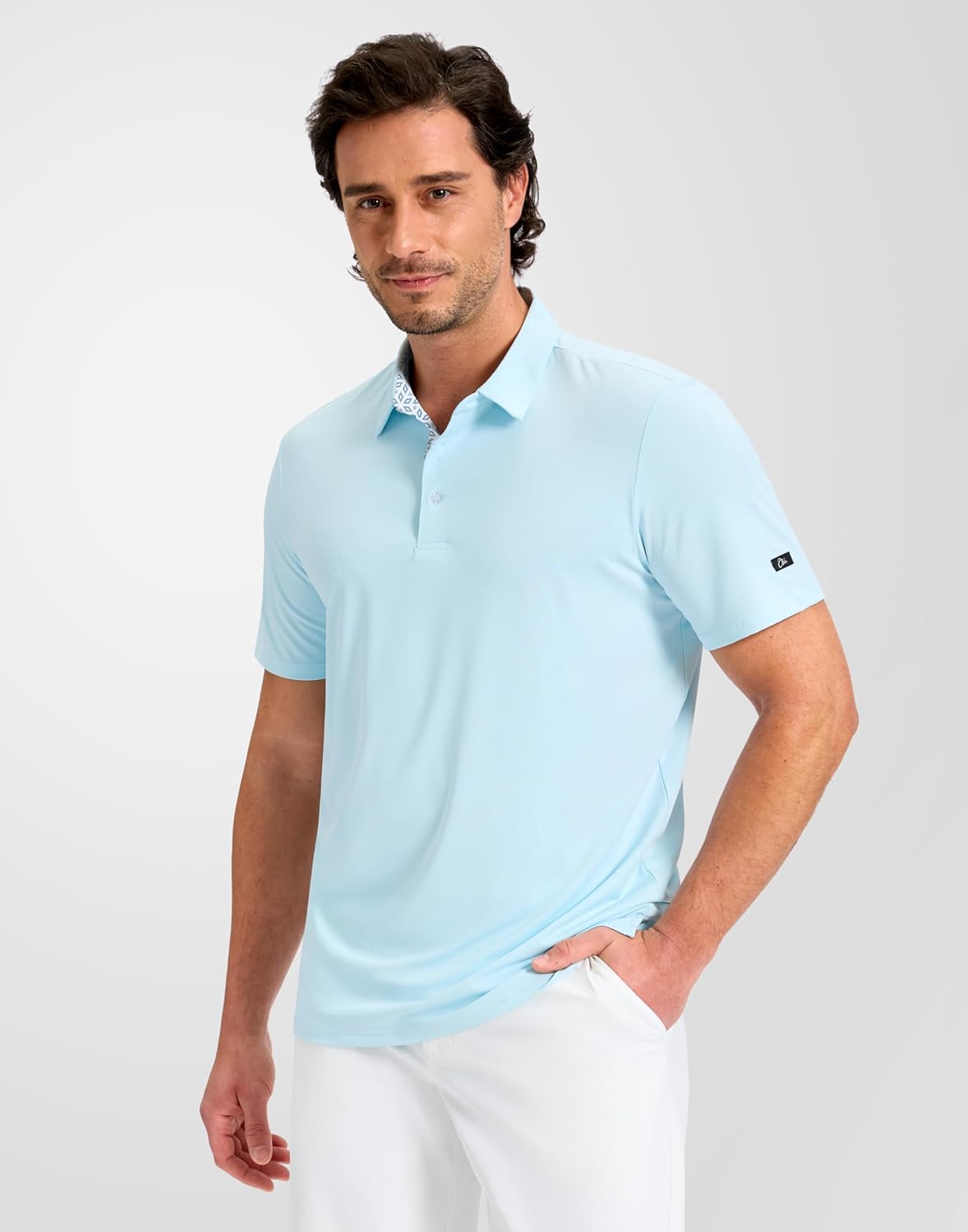 Obla Men's Golf Shirt - Short Sleeve Dry Fit Moisture-Wicking Performance Polo | Casual Athletic Wear