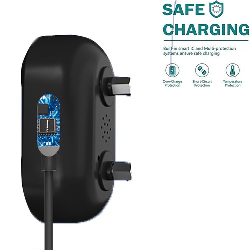 Compatible with AKUVU Dog Bark Collar Charger, Lamshaw Magnetic Replacement Charger Compatible with AKUVU Dog Bark Collar (2 Pack-Black+Black)