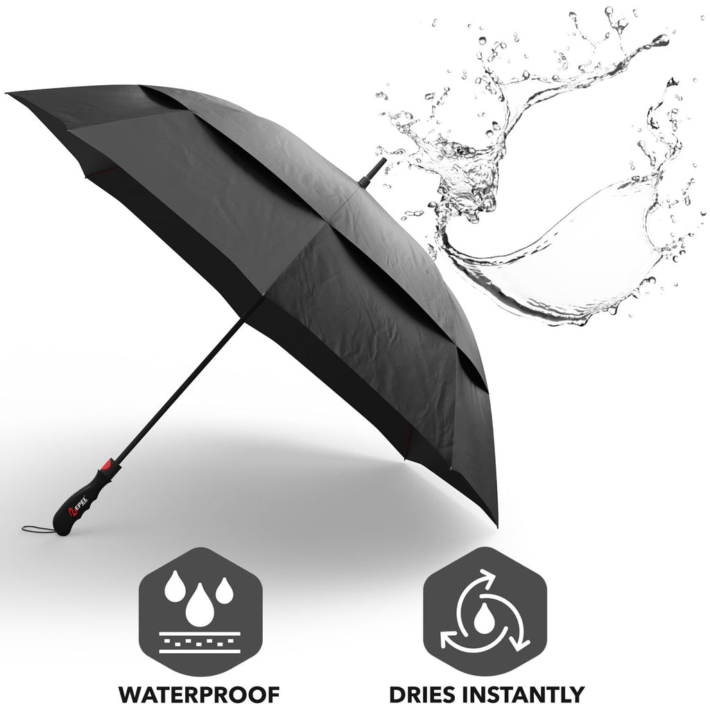 Repel Umbrella Windproof Travel Umbrellas for Rain - Easy Auto Open Close, Durable & Compact Umbrella, Strong Fiberglass Frame, Waterproof Canopy - Backpack, Purse, Portable Umbrella for Travel