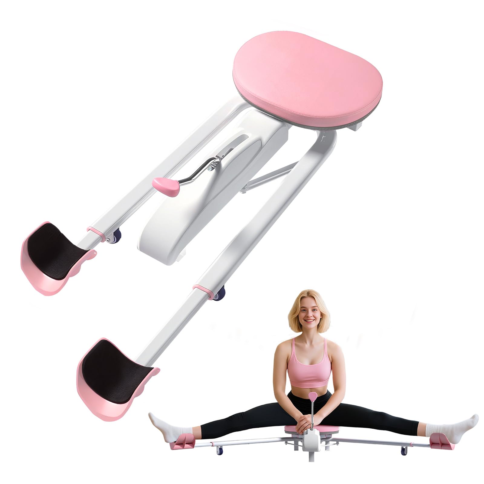 XISZMOG Split Machine, Leg Stretcher Splits Machine for Flexibility, 0-180° Adjustable Home Stretch Machine for Balle, Cheerleading Dance, Gymnastics and Other Sports, 330lbs Capacity