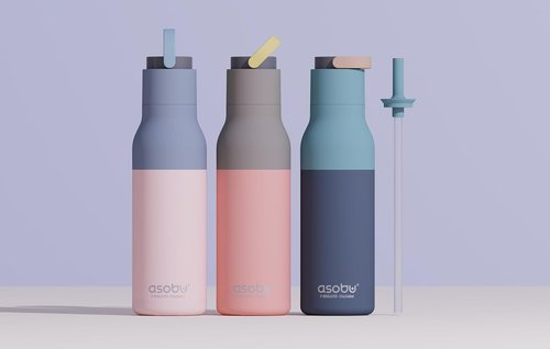 Metro Water Bottle - Double-Lined Insulated Design | Keeps Drinks Cold for 24 Hours | 22oz/650ml, BPA Free