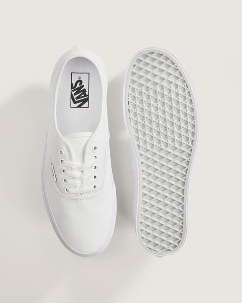 Vans Authentic Unisex Sneakers, True White, 12 US Women/10.5 US Men
