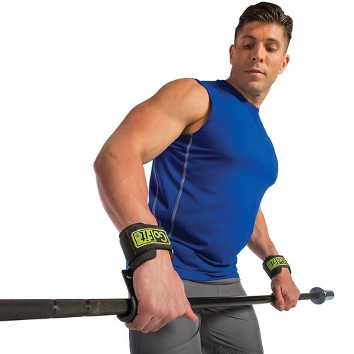 GoFit GF-UPLHK Ultra Pro Lifting Hooks Black