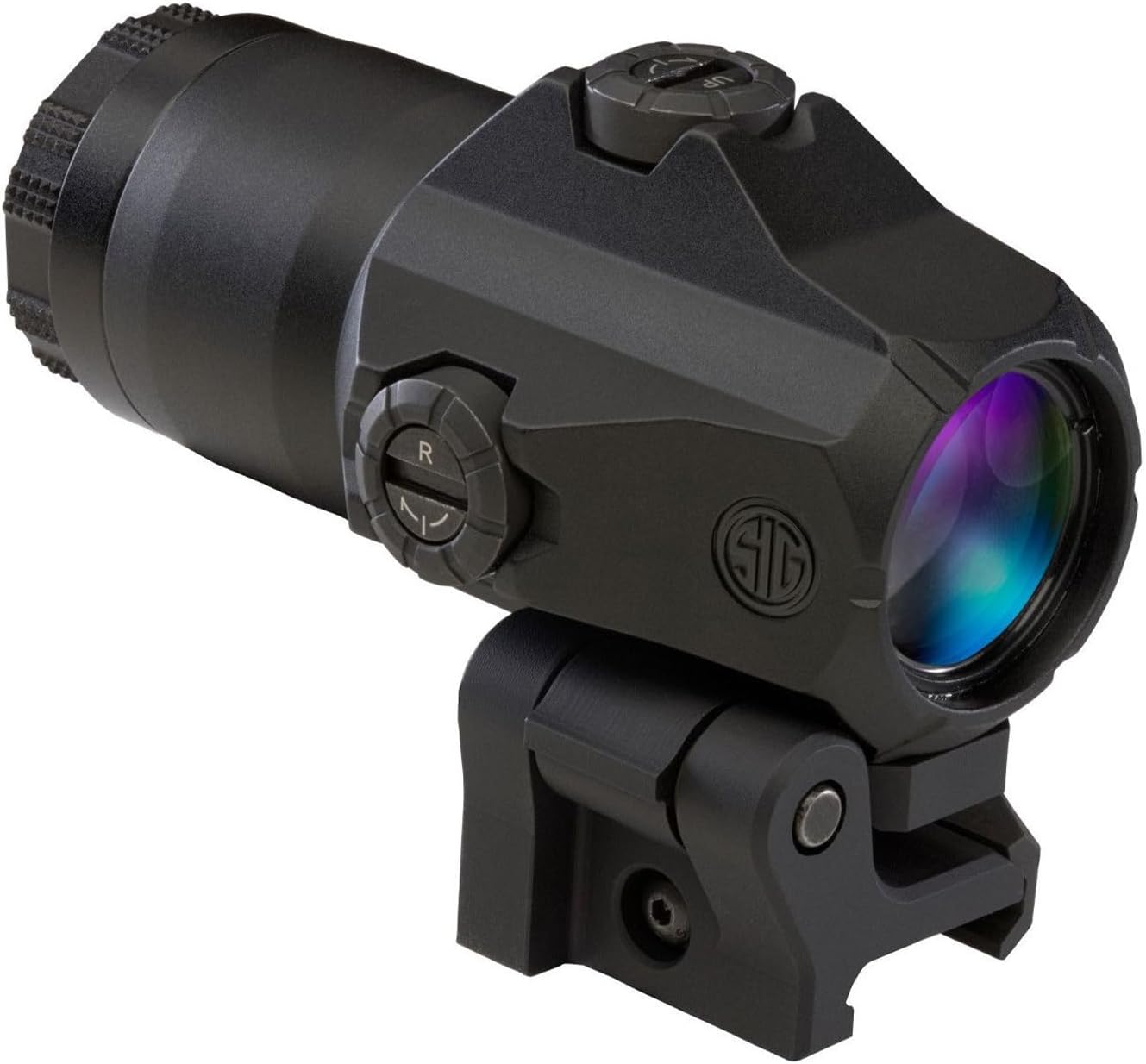 SIG SAUER JULIET4 4X Magnifier - Durable, Waterproof, Adjustable Quick Release for M1913 Picatinny Red Dot Sight
