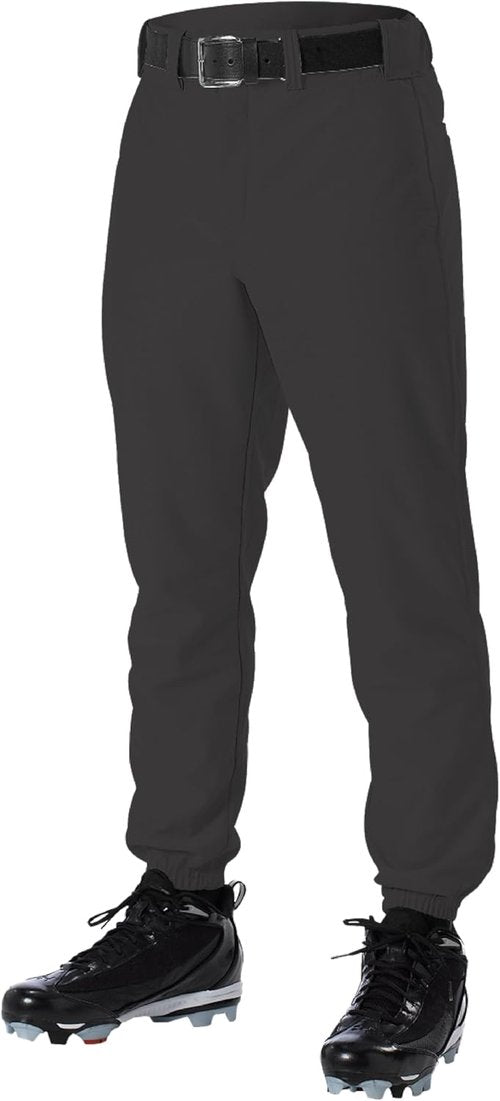 Alleson Athletic Boys Baseball Pants - Elastic Bottom, Classic Fit, Durable Fabric, Secure Waistband