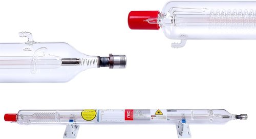 MCWlaser RECI W2 CO2 Laser Tube - 90W/100W, 1240mm Length, 80mm Diameter, 10,000h MTTF