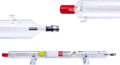 MCWlaser RECI W2 CO2 Laser Tube - 90W/100W, 1240mm Length, 80mm Diameter, 10,000h MTTF