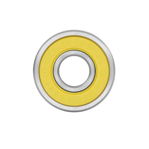BALEMOK Skateboard Bearings x 10 (8x22x7mm 608-2RS, Yellow, 10)