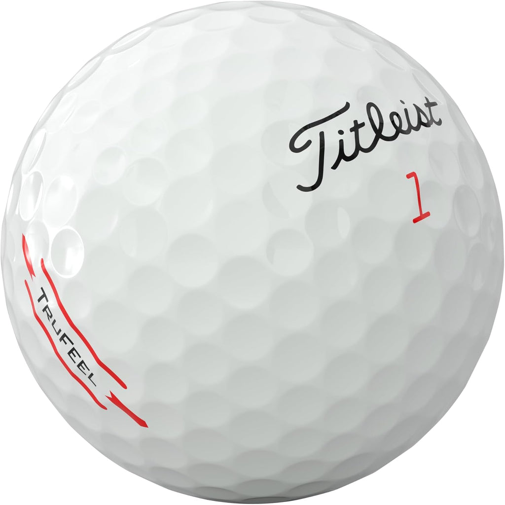 Titleist TruFeel Golf Balls - Exceptional Distance & Soft Feel - 1 Dozen Pack