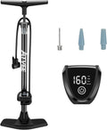 Skiennix Bike Pump - 25” Full Size Bicycle Pump with 160 PSI High Pressure | Presta & Schrader Valve