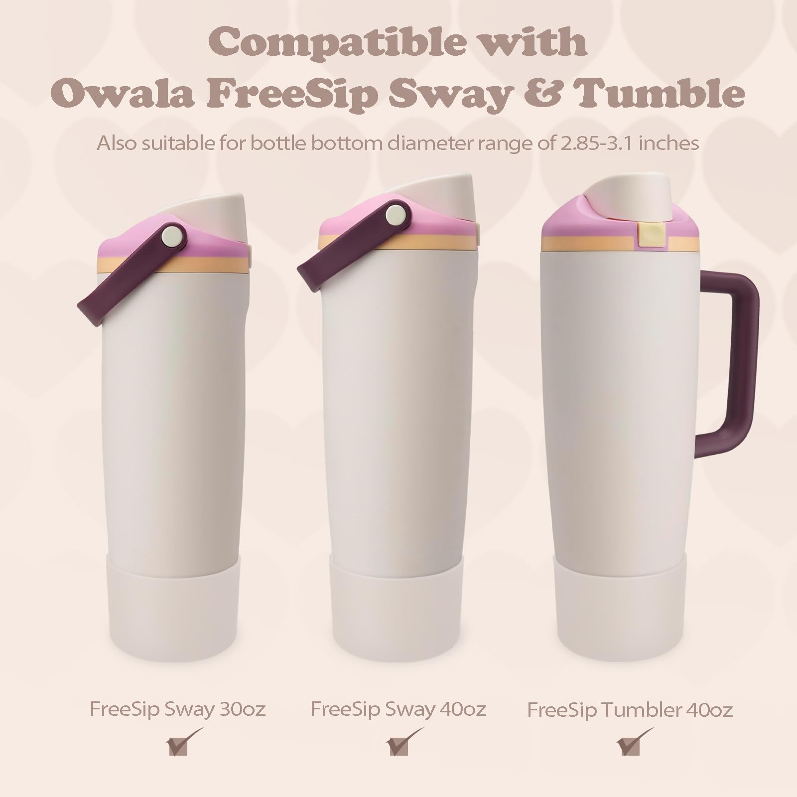 Kaitiaki Silicone Boot for Owala 30oz & 40oz FreeSip Sway Bottles & Tumblers - Non-Slip, Scratch-Resistant, Stability Enhancer, Available in 12 Colors (Daybreak)