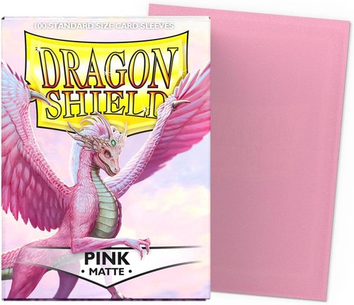 Dragon Shield | Premium Pink Sleeves Bundle - 2X 100 CT Smooth & Tough TCG Sleeves for Pokémon, Flesh & Blood, Magic The Gathering