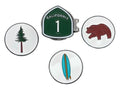 E9 Golf State Collection Ball Marks (California)