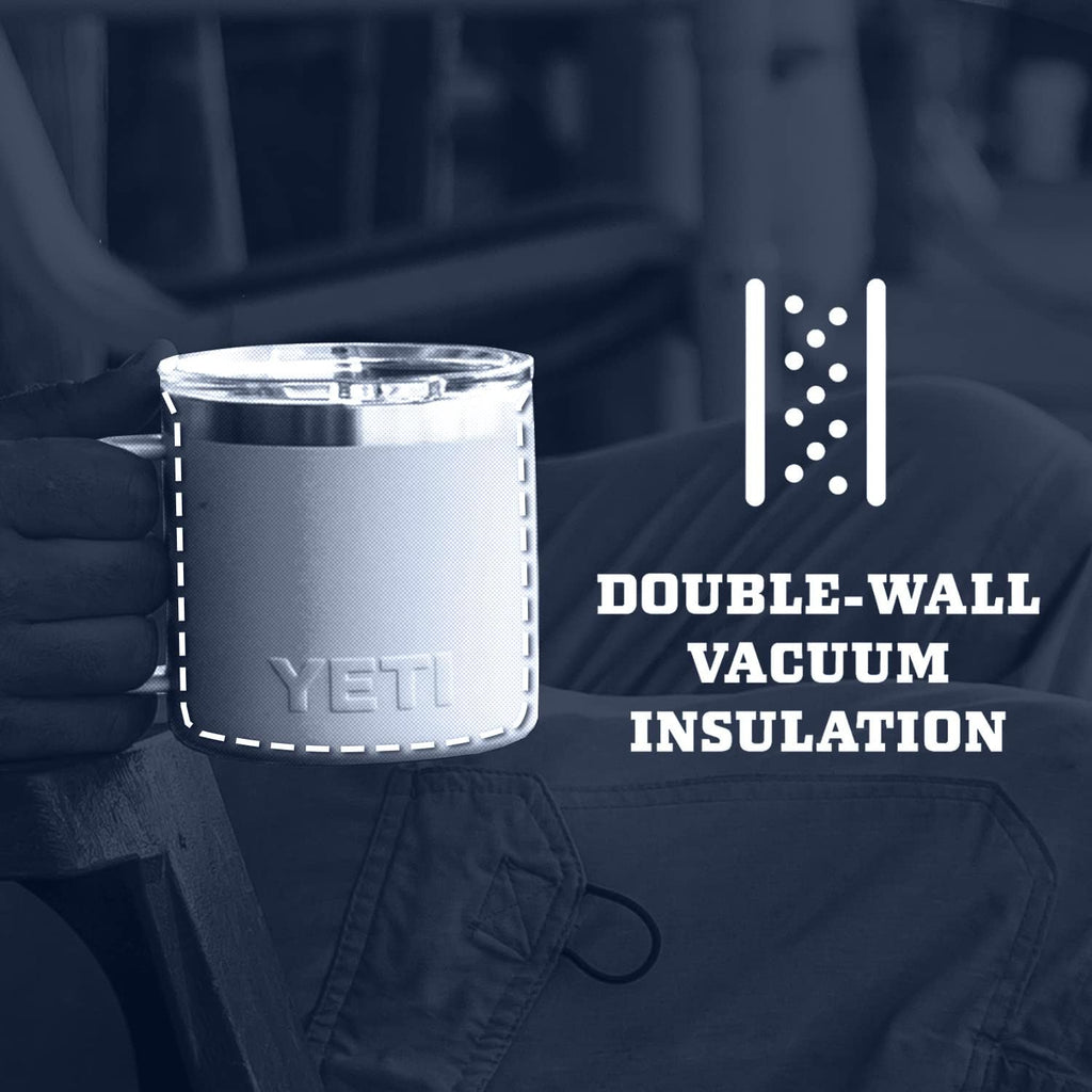 YETI Rambler 14 oz Mug - Vacuum Insulated Stainless Steel with MagSlider Lid | Durable & Stylish