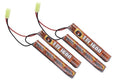 Lancer Tactical Nimh Airsoft Battery Compatible with Lancer AEG Airsoft,Pack of 2 (9.6V,1600 mAh Nunchuck)