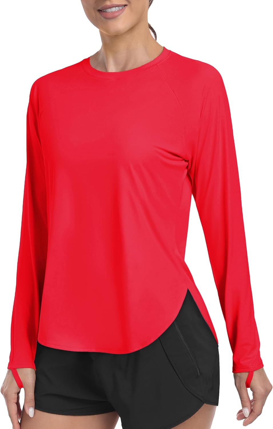 Skiennix Women's Sun Shirt - UPF 50+ Long Sleeve Workout Top for Running & Hiking | Quick Dry Outdoor Wear