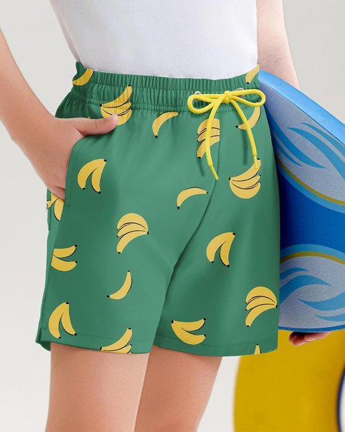Century Star Boys Swim Trunks - Quick Dry Bathing Suit with Compression Liner | Sizes 7-14 Years