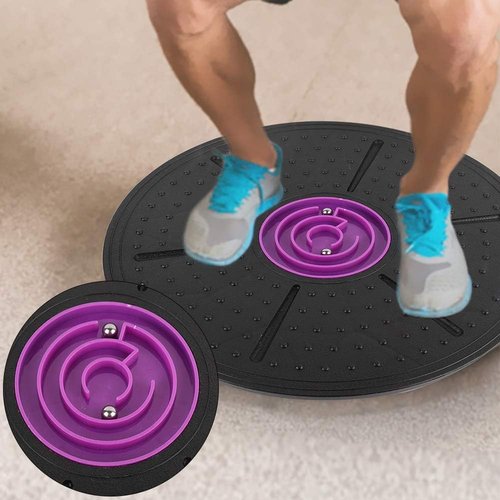 Labyrinth Wobble Board - Yoga Training Balance Board for Stability and Fitness | Durable Design