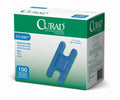 Curad Knuckle Bandages - Woven Blue Detectable, 100-Count for Enhanced Safety and Comfort
