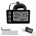 Electric Bicycle LCD Screen, Compatible Fit for Ridstar Q20 H20 H26 Pro LCD Screen (Black)