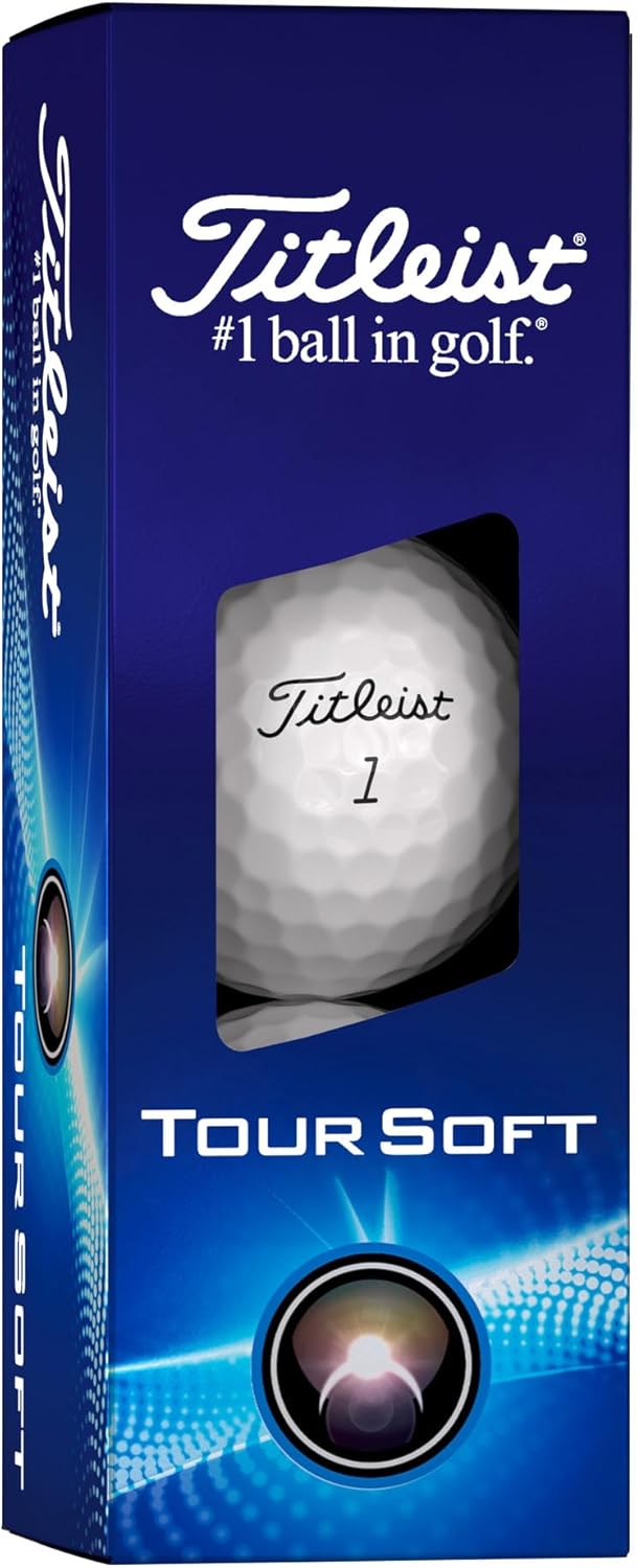 Titleist Tour Soft Golf Balls - Exceptional Feel & Distance | Prior Generation Design