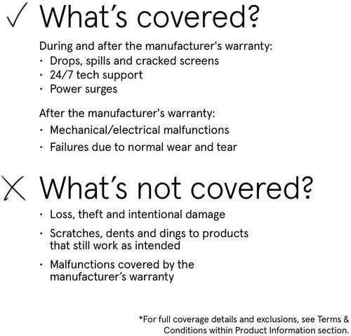 ASURION 2-Year Portable Electronic Protection Plan | Coverage for Devices Priced $40 - $49.99