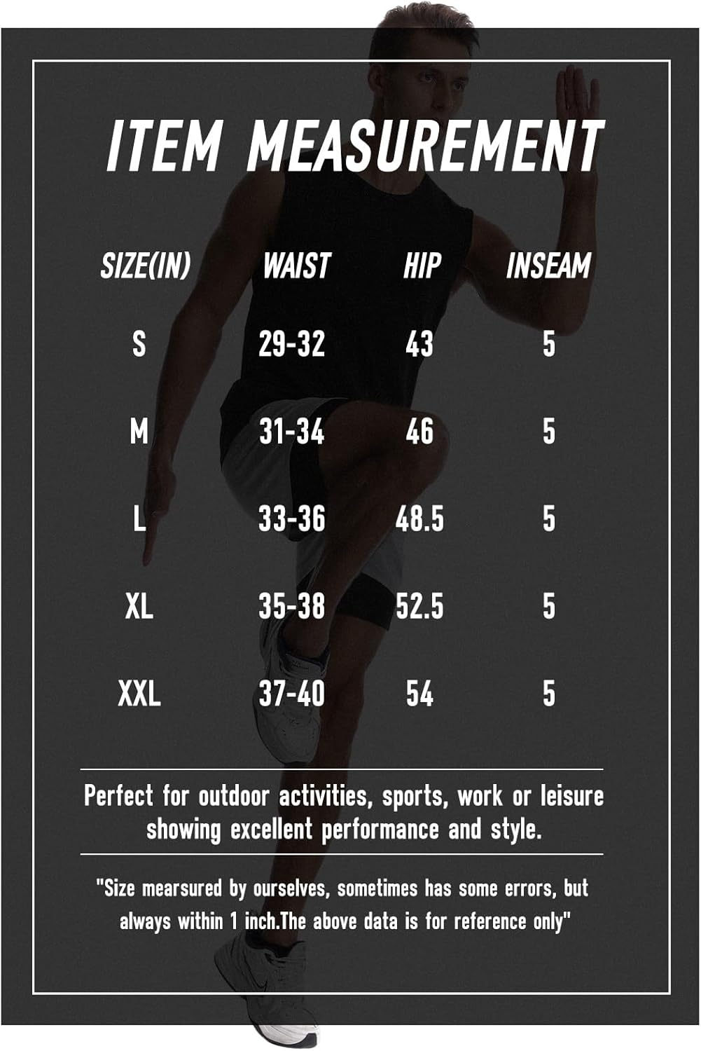Aolesy Men's Gym Shorts - Lightweight 5”/7” Running Shorts with Liner & 5 Pockets for Ultimate Comfort