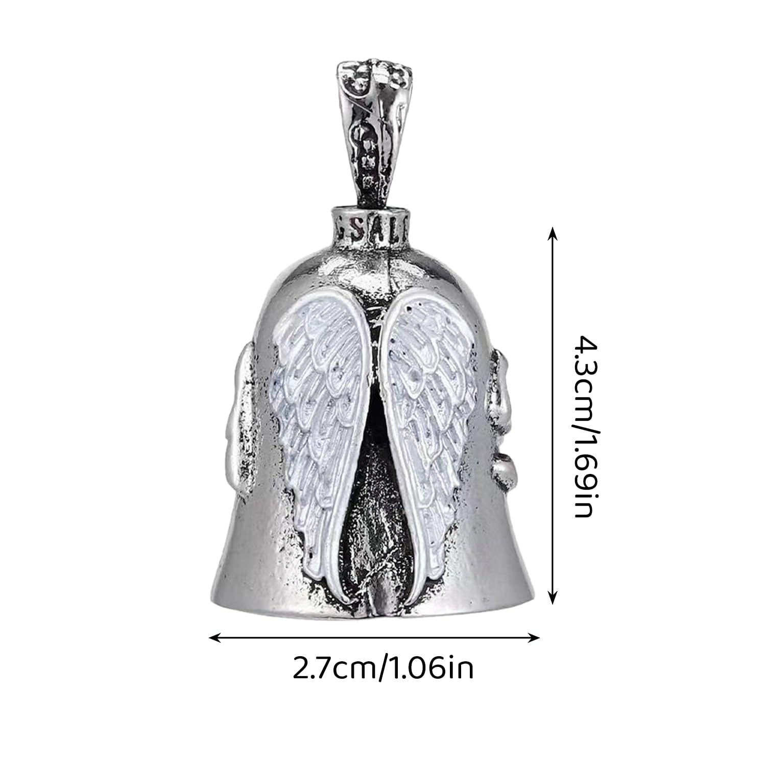Vortika Guardian Angel Motorcycle Bell (Angel Wings)