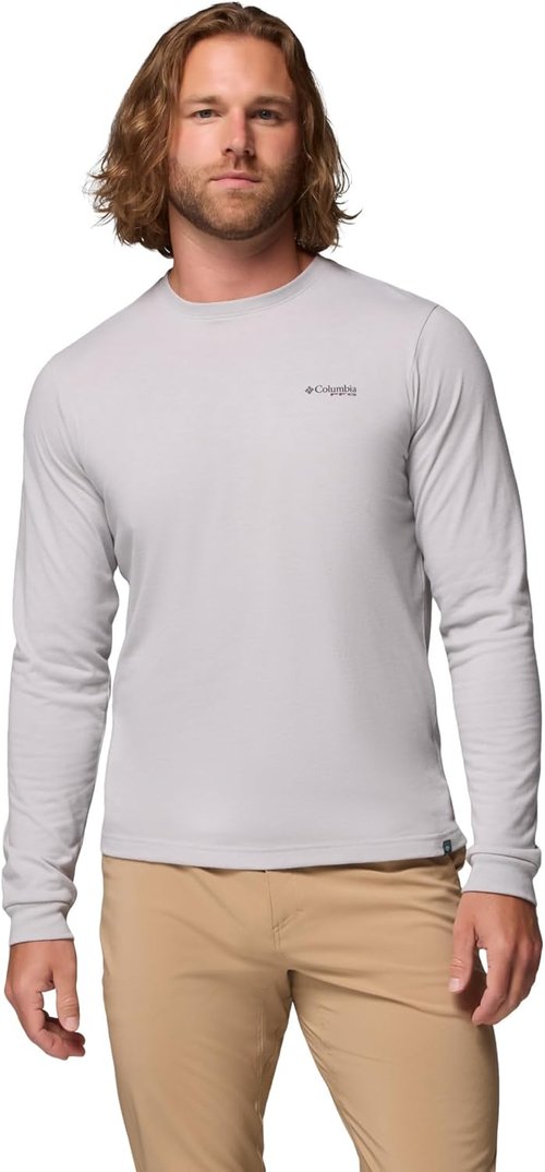 Columbia Men's PFG Uncharted Graphic Tee - Comfortable Long Sleeve Shirt for Outdoor Adventures