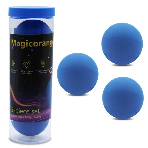 3 Pack Racquetball Multi Colored Racquetballs High Bounce Rubber Racquetballs (Blue)