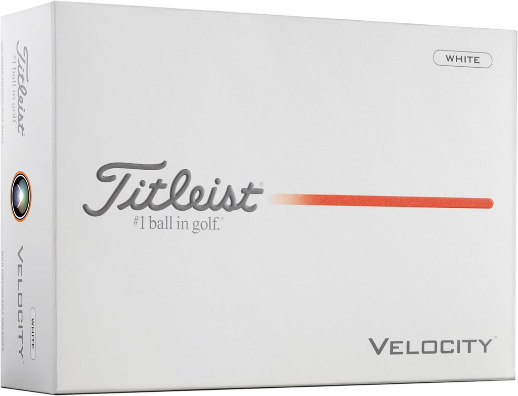 Titleist Velocity Golf Balls - High Performance Distance | One Dozen Pack